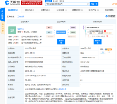 拉卡拉股價重挫超5% 旗下考拉征信接受調查，企業征信服務面臨審視